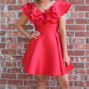 Red Sherri Hill Dress